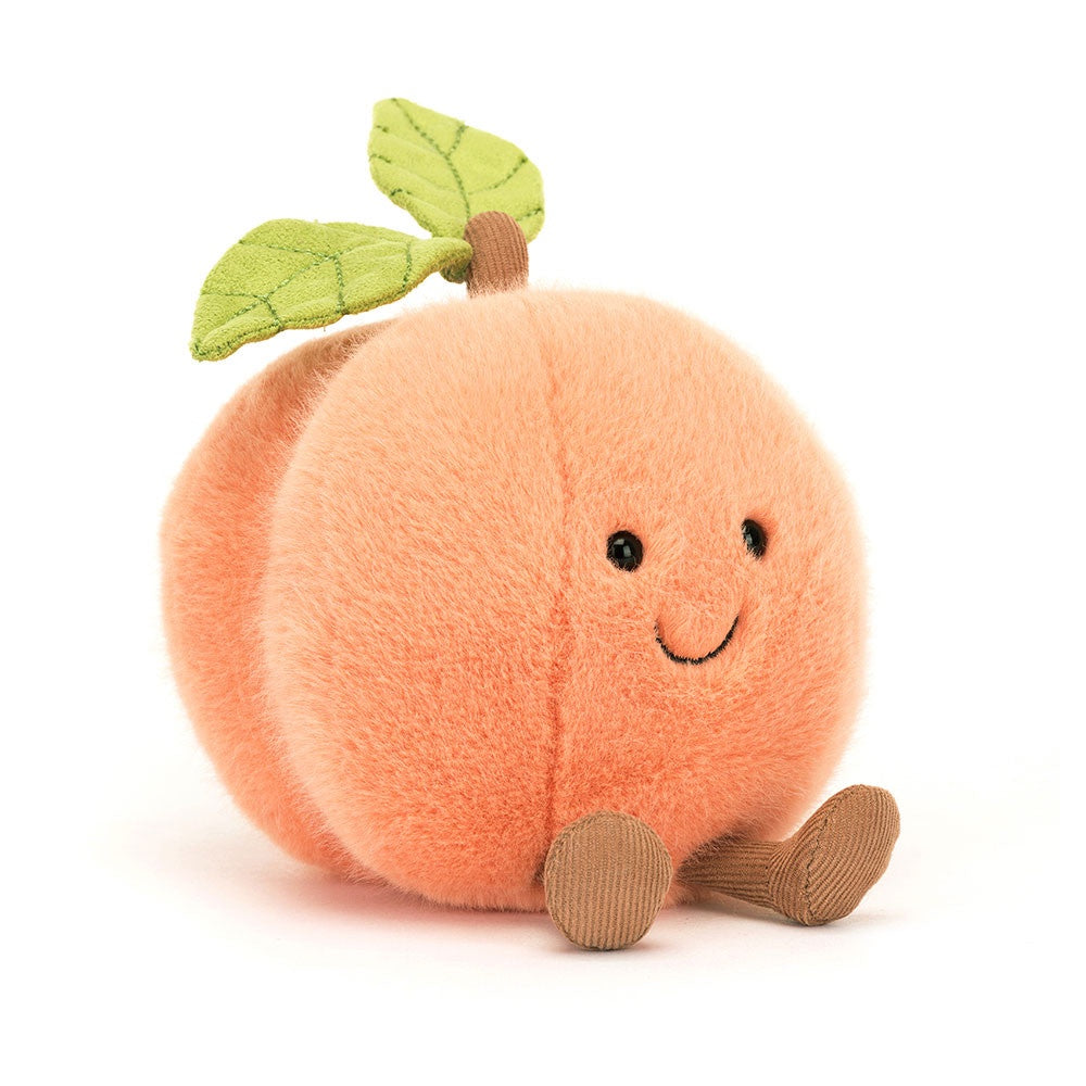 新品 ジェリーキャット Amuseables Peach ピーチ ぬいぐるみ Soft Toy Amuseable Peach | Jellycat Singapore