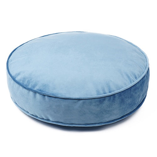 Round Blue orders Velvet Floor Pouf Round Cushion/Pouf Floor Cushion ROYAL BLUE