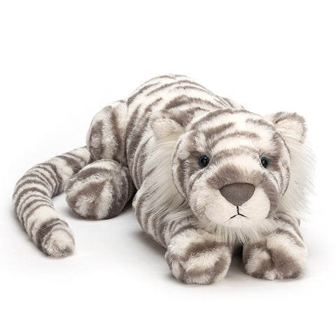 Jellycat Soft Toy Sacha Snow Tiger Deer Industries