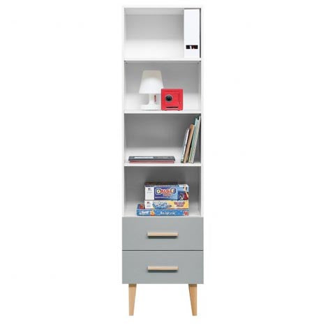 Deer Industries Kids furniture. High narrow bookcase Bopita Emma. Scandinavian design for kids. 
