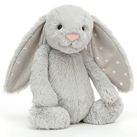 Deer Industries Kids Store, Jellycat Bashful Bunny Shimmer, soft toy bunny. Plush rabbit. 