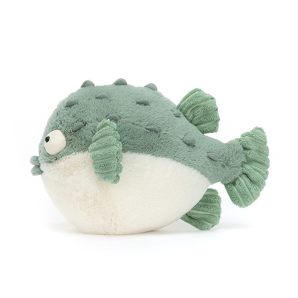 Deer Industries, Jellycat Singapore, Pacey Pufferfish Soft Toy, Sea creatures jellycat, sea animals singapore