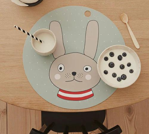 Deer Industries Kids Store singapore, oyoy Singapore, OYOY Placemat Rabbit, Gift Ideas for Kids Singapore
