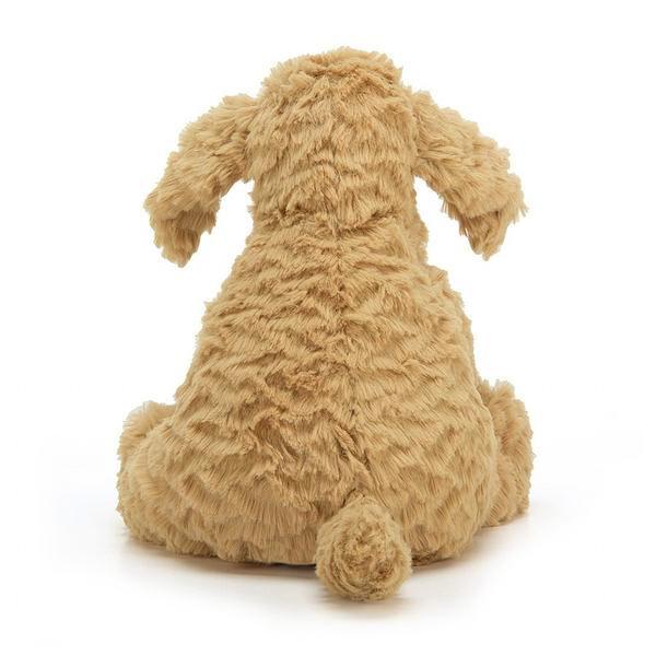 Deer Industries Soft Toy Jellycat Fuddlewuddle Puppy. Plush cute brown dog. Great gender neutral baby gift or toddler present. 