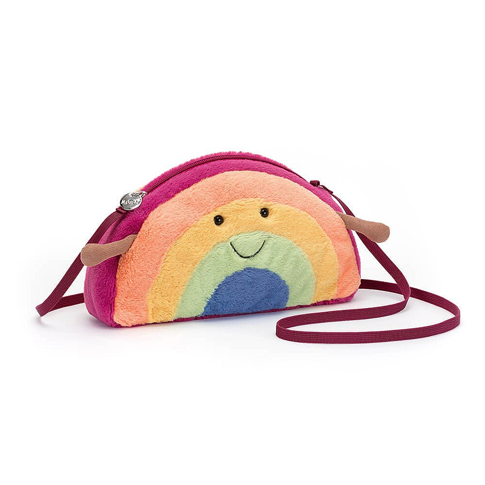 rainbow overnight bag