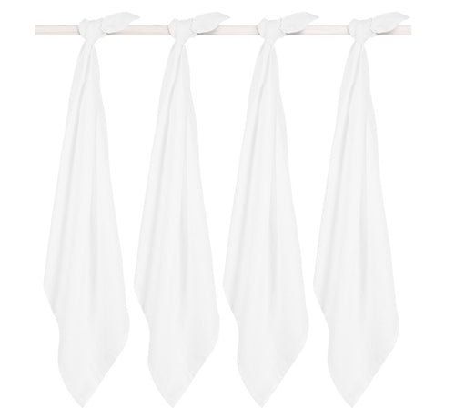 Deer Industries Kids Store Singapore, Baby Accessories Singapore, Jollein Bamboo Multi-cloth small in white, bamboo multi-cloth set of 4, jollein singapore