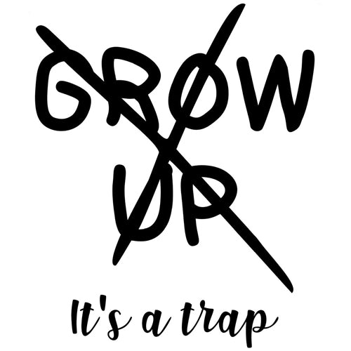 Kids Wall Stickers Singapore Wall Decal Don't Grow Up It's A Trap