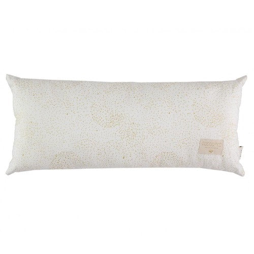 Nobodinoz Singapore Cushion Hardy Long Gold Bubble/White