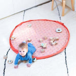 Deer Industries Baby Playmat & Toy Storage, Play & Go Soft Animal Faces, Playmat & Toy Storage for Babies & Kids