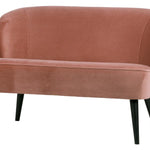deer industries sofa, pink sofa, velvet sofa
