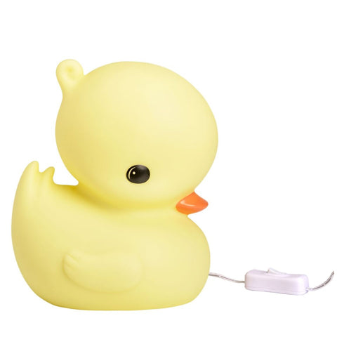 Deer Industries Nursery Kids bedroom decoration A little lovely company table lamp Duck yellow. Cute gender neutral night light for boys and girls, baby and toddler.  