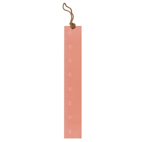 Deer Industries Wall Decoration Growth Chart Oversized Ruler Pink Kids depot. Wall decoration for nursery or kids bedroom. Keep track of their height in a stylish way. 