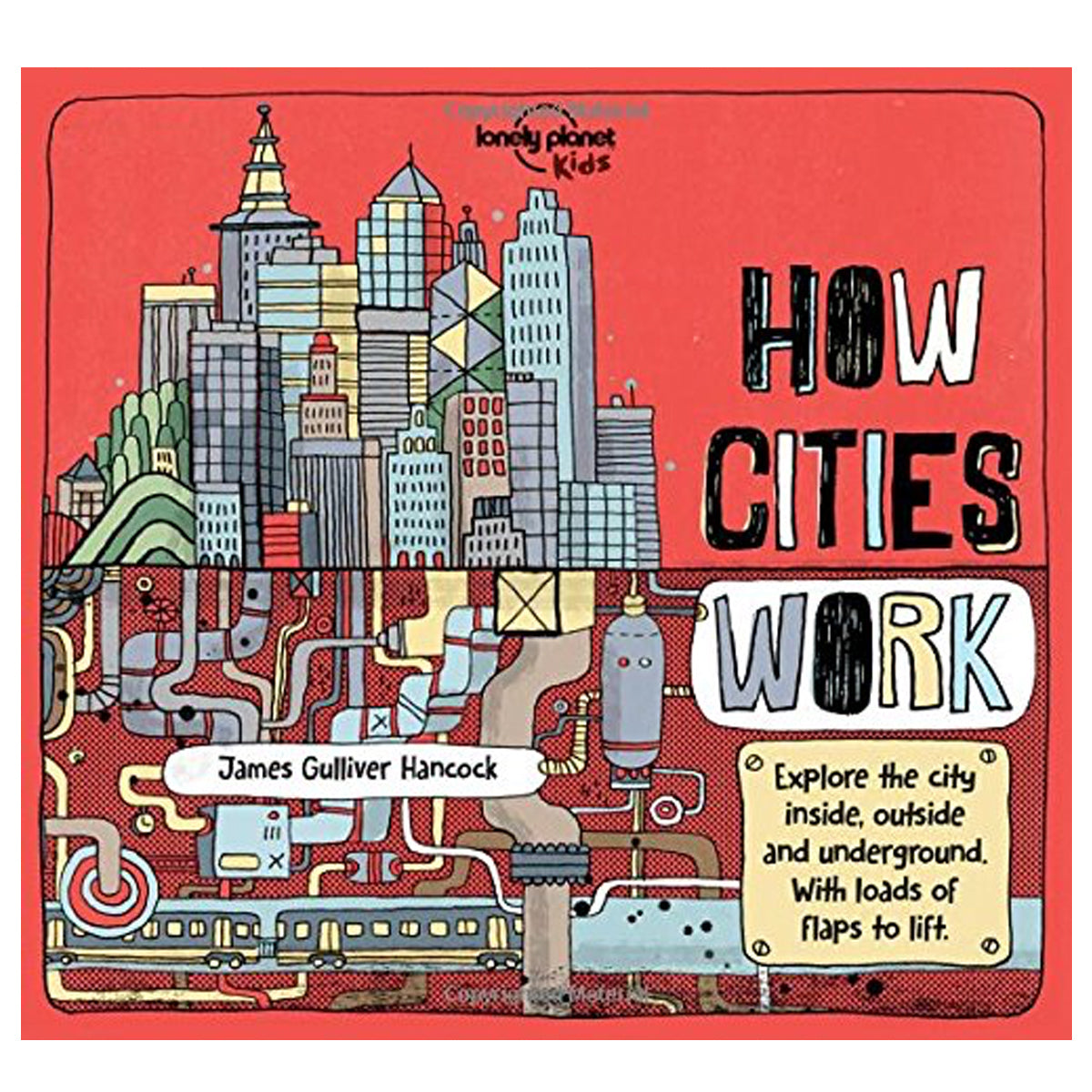 Deer Industries Lonely planet kids How Cities Work. Educational book for kids aged 7-12, great gift. 