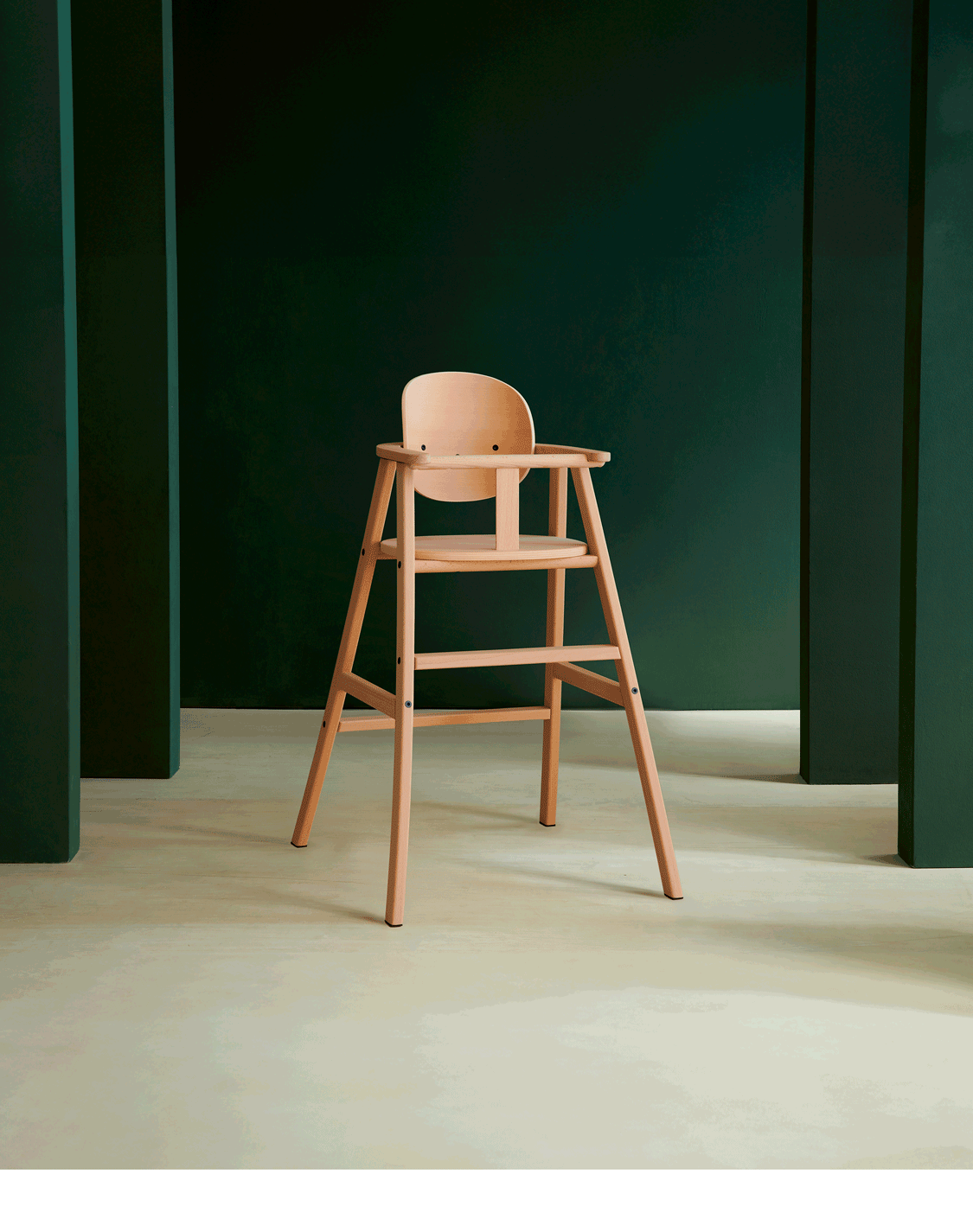 Nobodinoz Growing Green High Chair: 1 product, 2 chairs, 3 positions