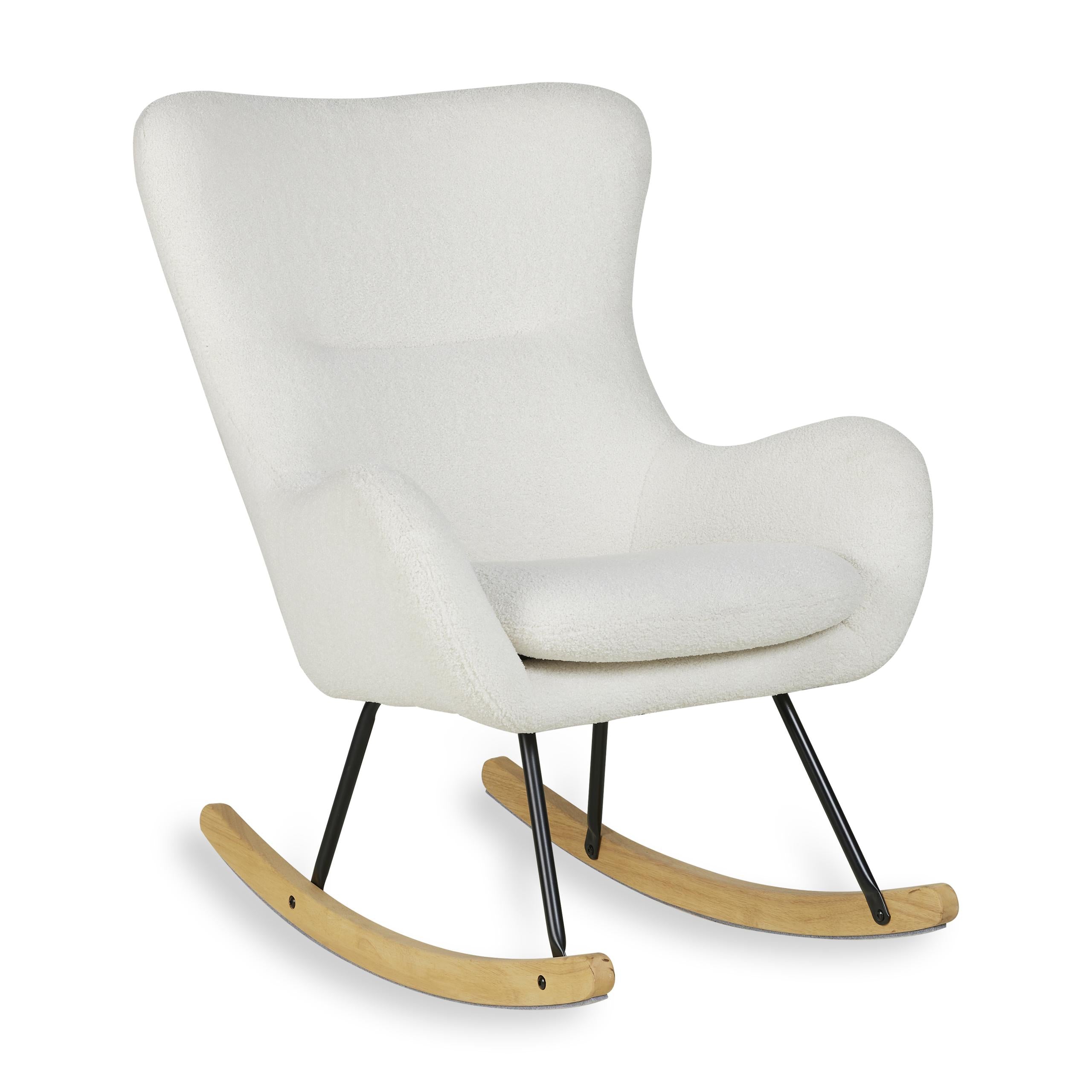 Quax Singapore | Rocking Chair Bouclé Cream Sheep