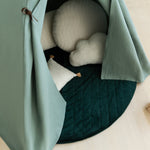 Green kids tipi tent from Nobodinoz, kids tipi tent, children tipi tent, available in Singapore