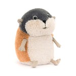 Plush toy resembling a hedgehog, jellycat lemming singapore