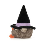 Plush toy resembling a creature with a witch hat, jellycat halloween, jellycat singapore