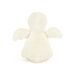 White plush ghost toy with a smiling face, jellycat halloween, jellycat singapore
