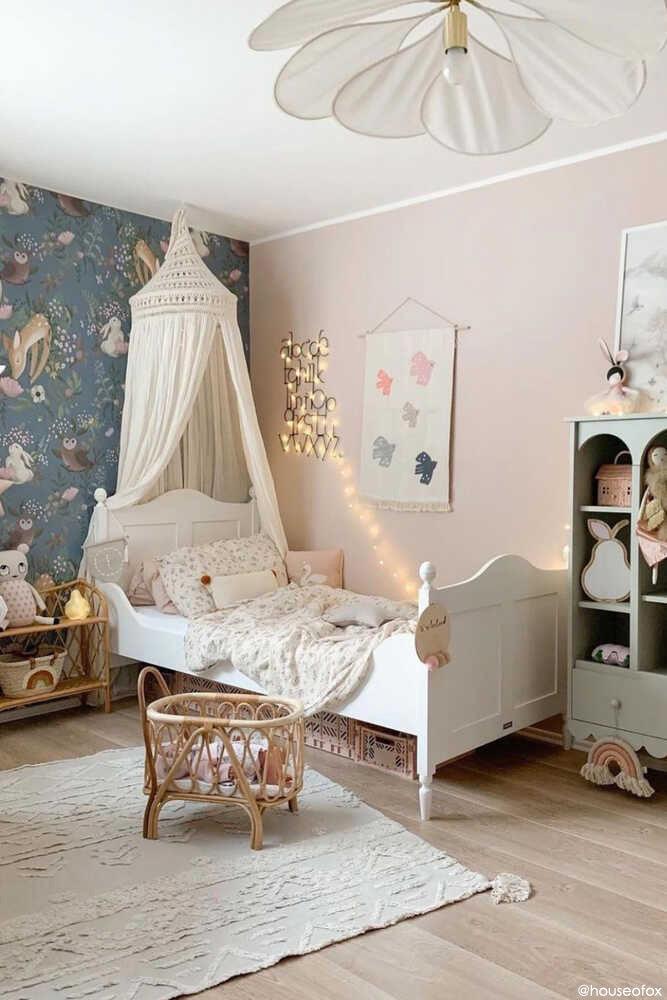 A rectangular, flatweave washable rug with a geometric pattern in a natural color. Kids Rugs Singapore