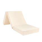 A yellow Nobodinoz Eco-Velvet Sleepover Mattress Bean Bag, convertible bean bag to mattress, kids bean bags and poufs Singapore