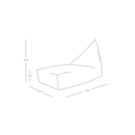 Kids Decor Store Singapore, Kids Bean bags and pouf Singapore, sage green bean bag