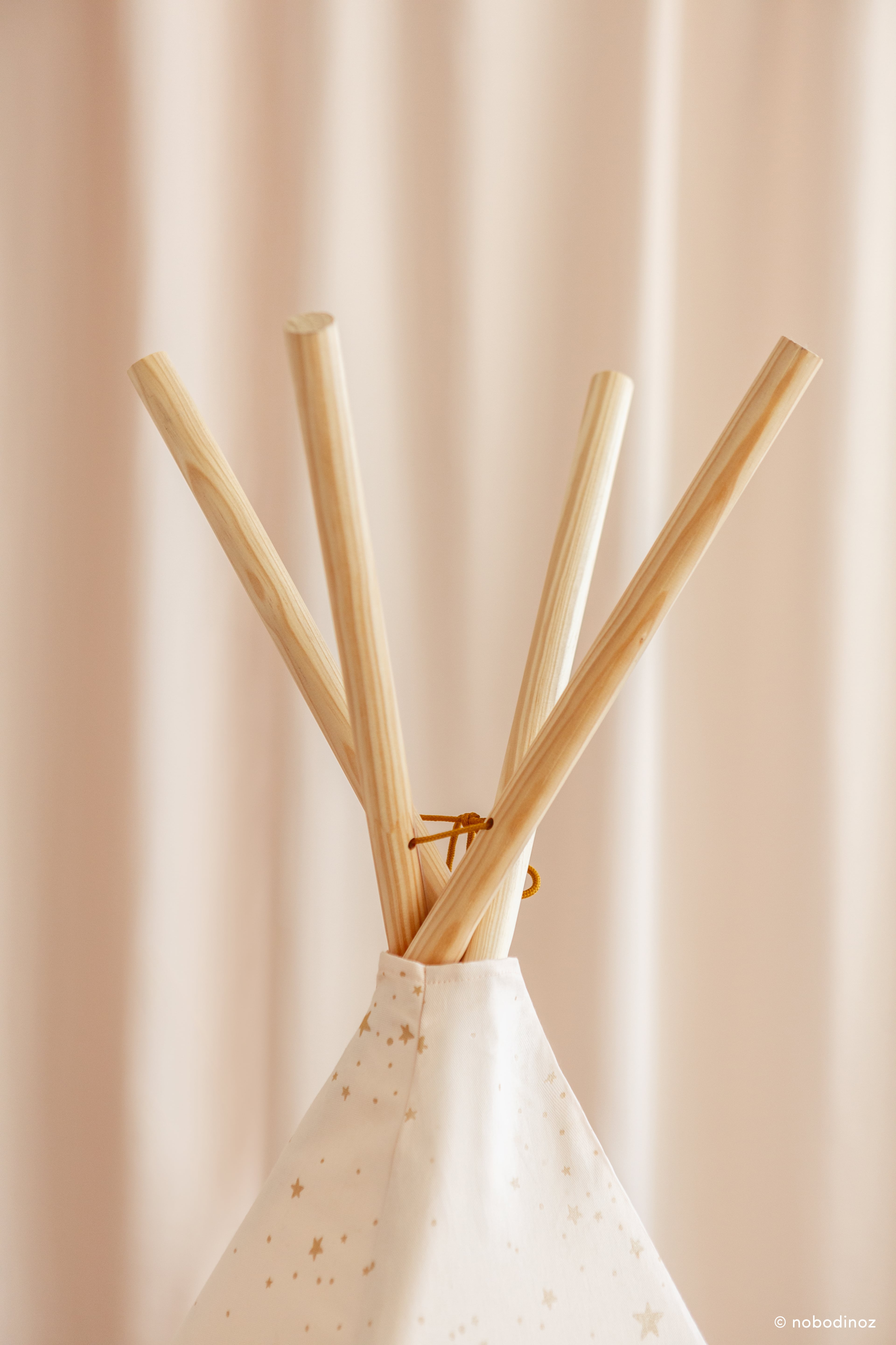 Children's play tent in pink with a geometric pattern, kids tipi tent, children tipi tent, girls room kids decor, available in Singapore