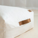 White bean bag, natural bean bag, kids bean bag and poufs Singapore
