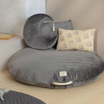 Deer Indusries, Kids Decor Singapore, Nobodinoz Singapore, Grey Kids Bean Bag with removable cover