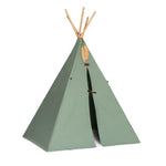 Green kids tipi tent from Nobodinoz, kids tipi tent, children tipi tent, available in Singapore