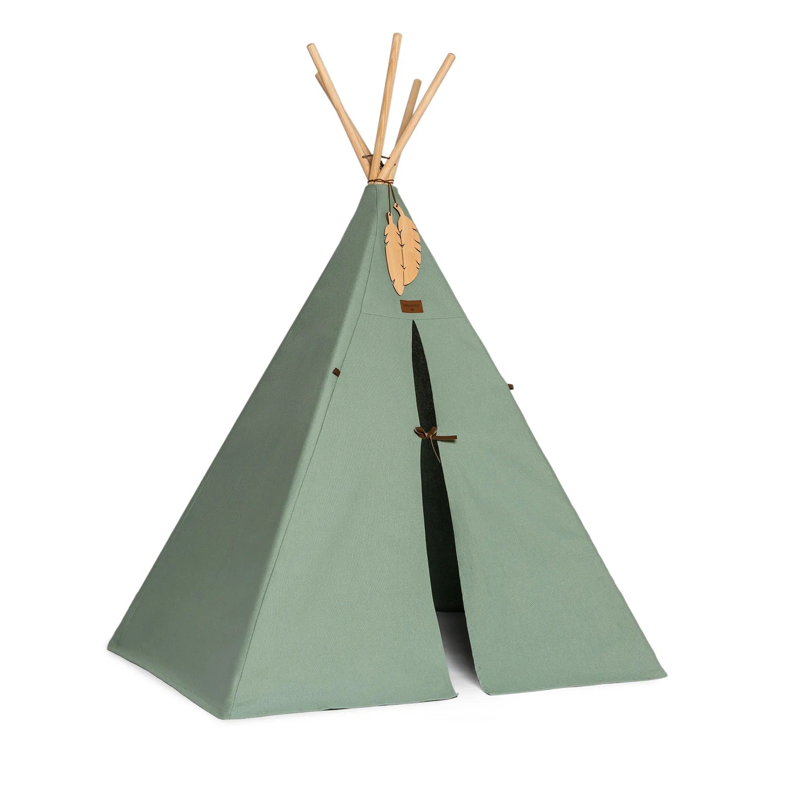 Green kids tipi tent from Nobodinoz, kids tipi tent, children tipi tent, available in Singapore