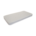 A white, foam trundle mattress designed to fit vipack trundle beds