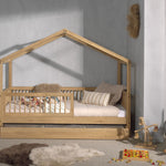 Oak drawer for trundle mattress or storage, available in Singapore, kids bed singapore