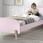 A pink Vipack Kiddy Bedside Table, available in Singapore