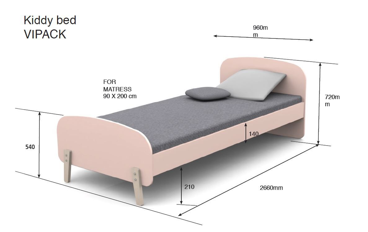 White and wood kids beds, available in Singapore, kids bed singapore