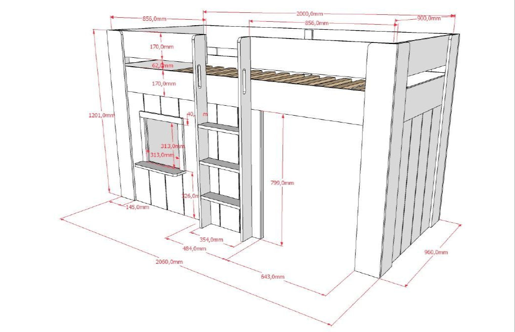 kids Loft beds singapore, available in singapore