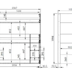 A white triple bunk bed with wooden slats, available in Singapore, kids bunk bed singapore, kids bed singapore