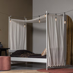 Pink velvet ottoman, pink seating, pink pouf, available in Singapore. Dresser chair