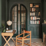 A rectangular rug with a traditional checkerboard pattern in toffee and cream colors, checkered rug, kids rug singapore