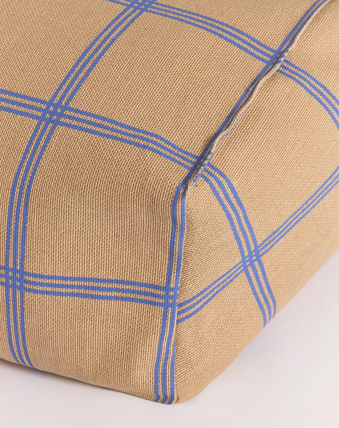 Nobodinoz vibes armchair bean bag brown blue, armchair bean bag, kids beanbags and poufs singapore, colourful home decor, eclectic design