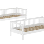 kids beds singapore vipack forrest white bunk bed convertible
