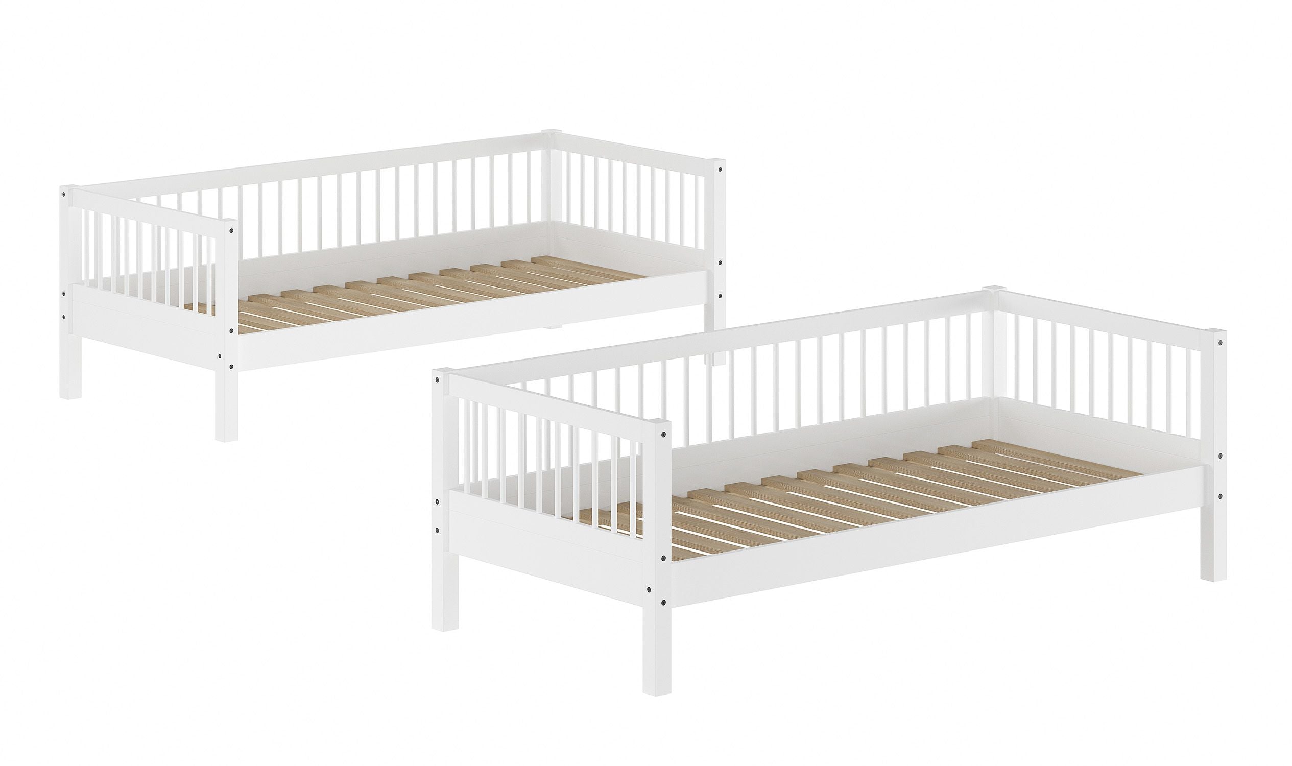 kids beds singapore vipack forrest white bunk bed convertible