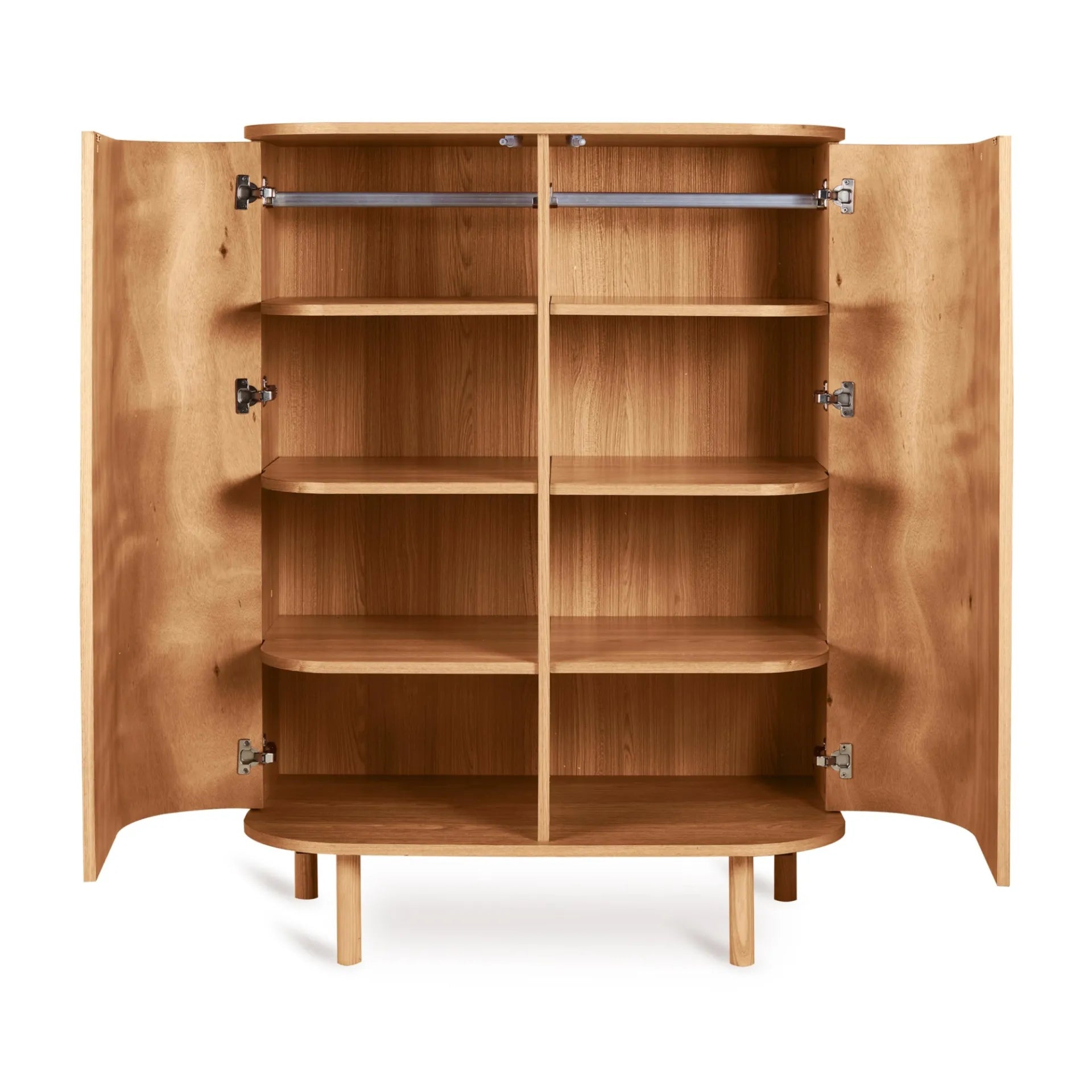 Quax Yume Wardrobe Natural Ash in oak wood for baby nurseries in Singapore