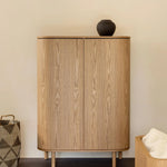 Quax Yume Wardrobe Natural Ash in oak wood for baby nurseries in Singapore