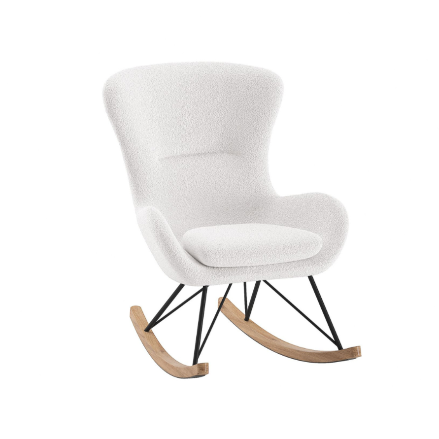 Rocky Rocking Chair Maxi White Boucle | Deer Home & Kids
