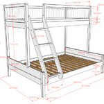 kids bed singapore forrest family bunk bed oak