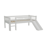 kids bed singapore vipack forrest semi loft bed white with slide