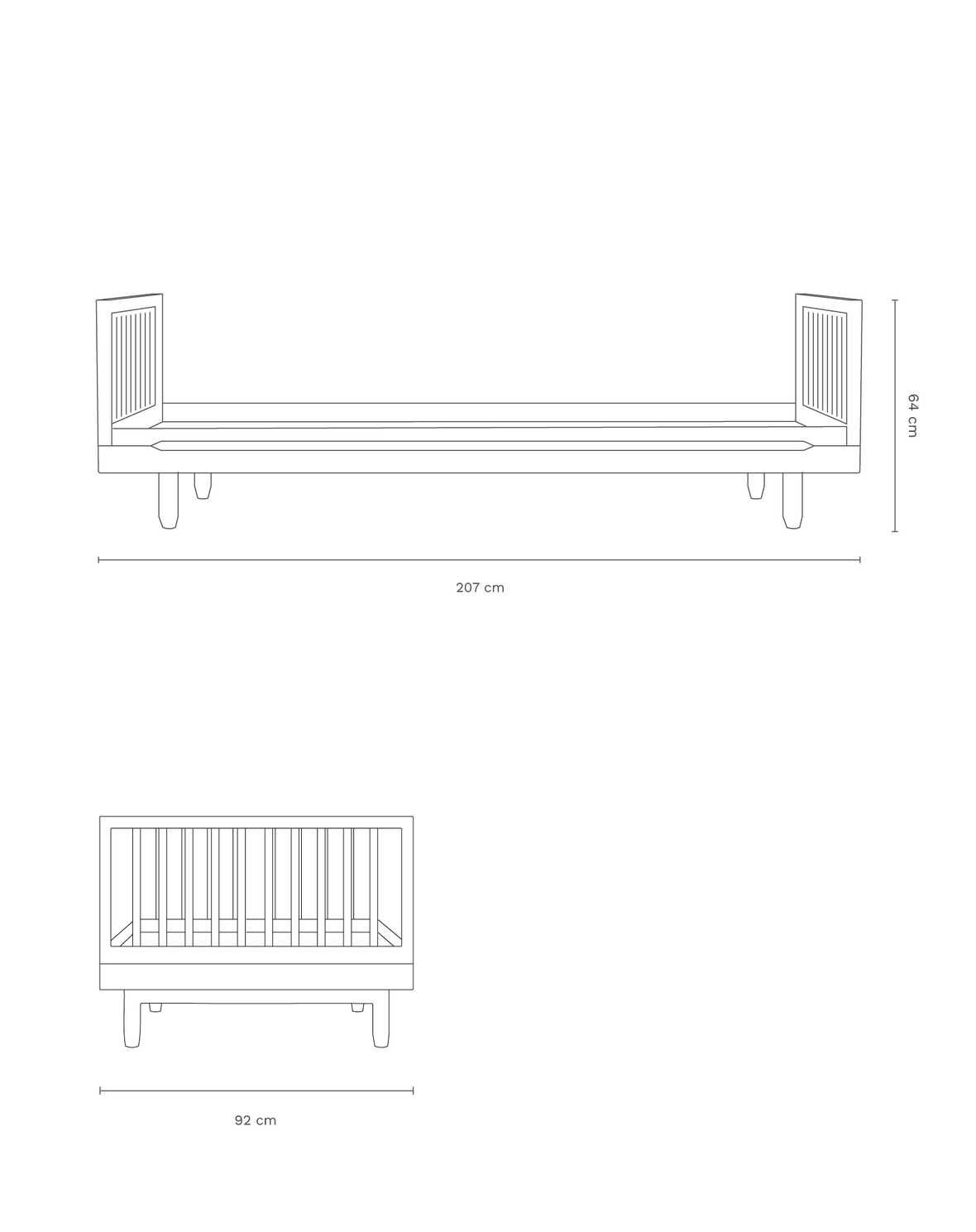 Kids bed singapore nobodinoz pure single bed