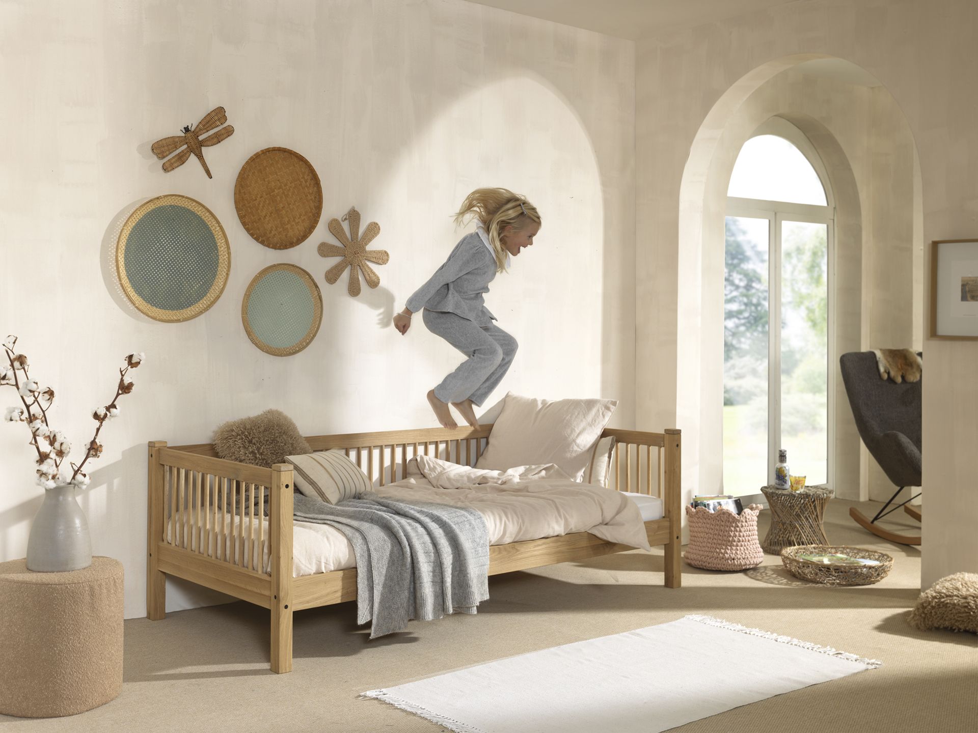 Kids bed singapore vipack forrest cabin bed in oak