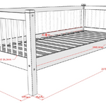 Kids bed singapore vipack forrest cabin bed in oak